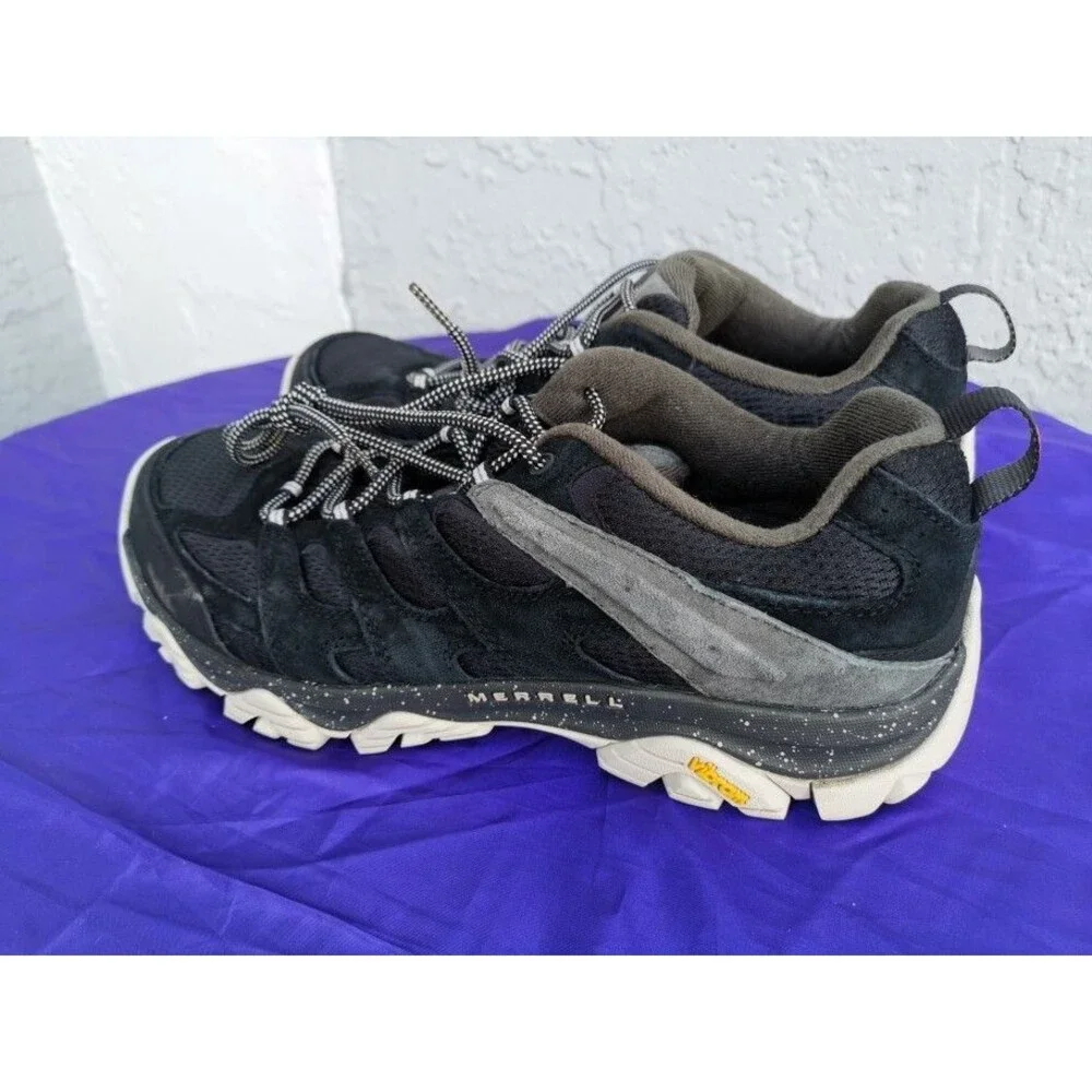 Men's Merrell Moab 3 Hiking Black Outdoors Comfort Sneakers Size 11.5W J036281W